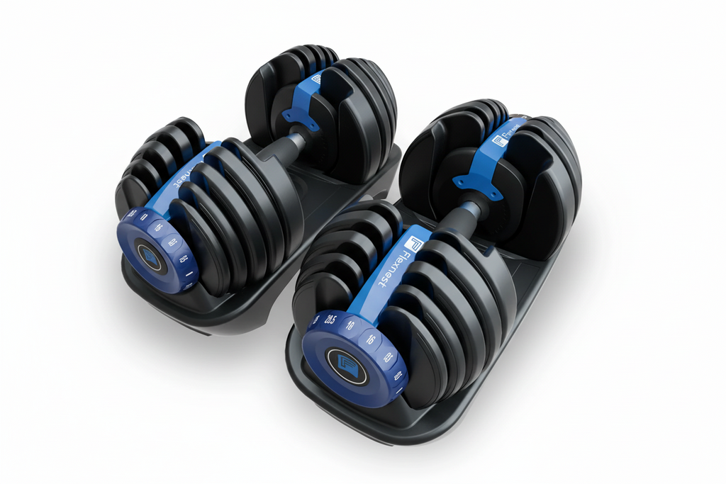 Premium Adjustable Dumbbells - 5-52.5 lbs