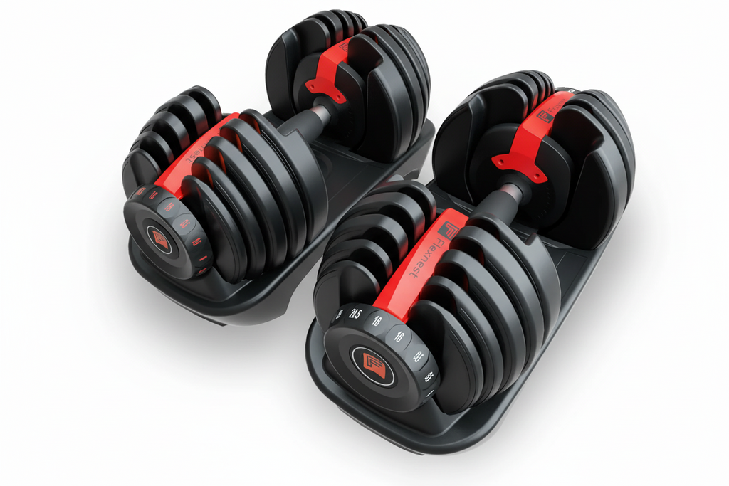 Premium Adjustable Dumbbells - 5-52.5 lbs